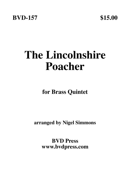 The Licolnshire Poacher