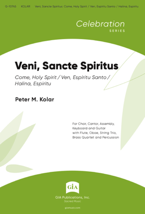 Book cover for Veni, Sancte Spiritus - Lead Sheet edition