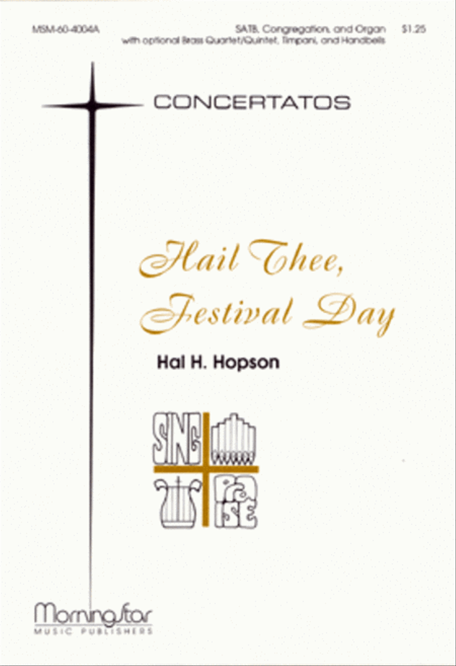 Hail Thee, Festival Day (Full Score) Choir scores gallery preview page 1