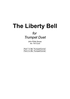 Book cover for The Liberty Bell for Trumpet Duet