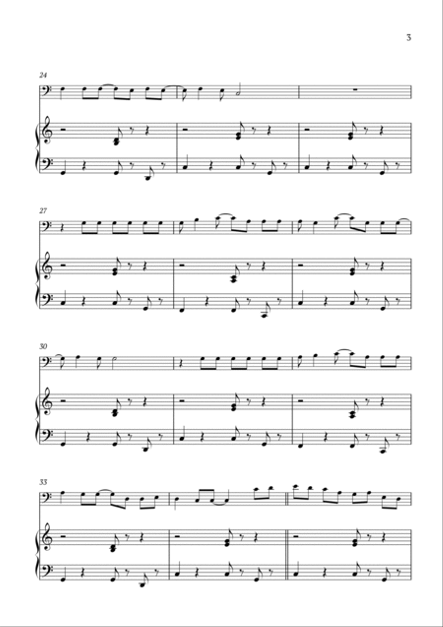 Kiss The Girl Piano scores gallery preview page 3