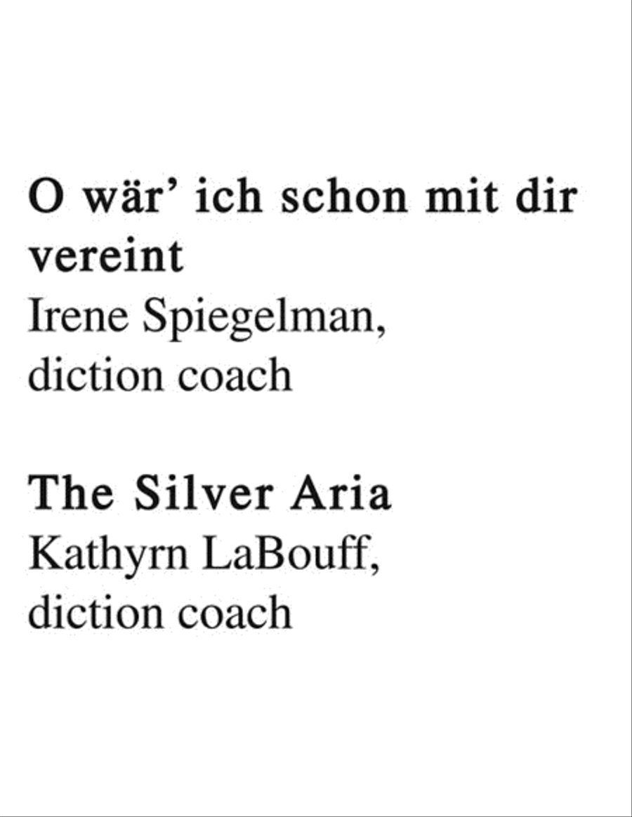 Diction Coach – G. Schirmer Opera Anthology (Arias for Soprano) Voice Solo scores gallery preview page 7