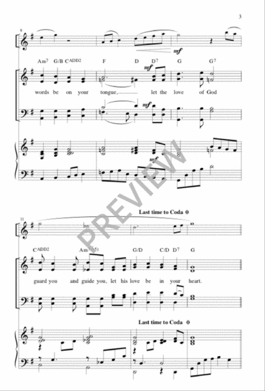 Benediction Benediction 4-Part scores gallery preview page 3