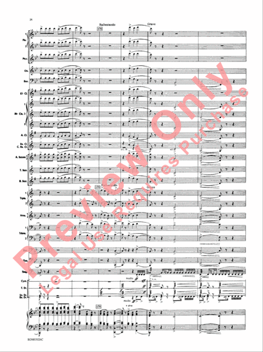 Festivo - Cs Concert Band scores gallery preview page 29
