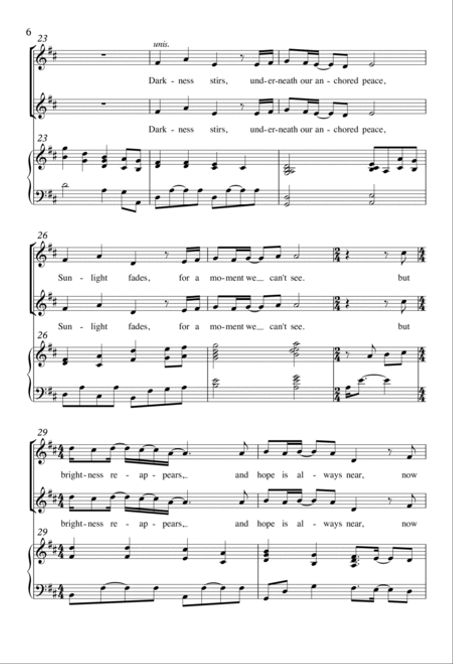 We Will Rise Above SSA scores gallery preview page 4