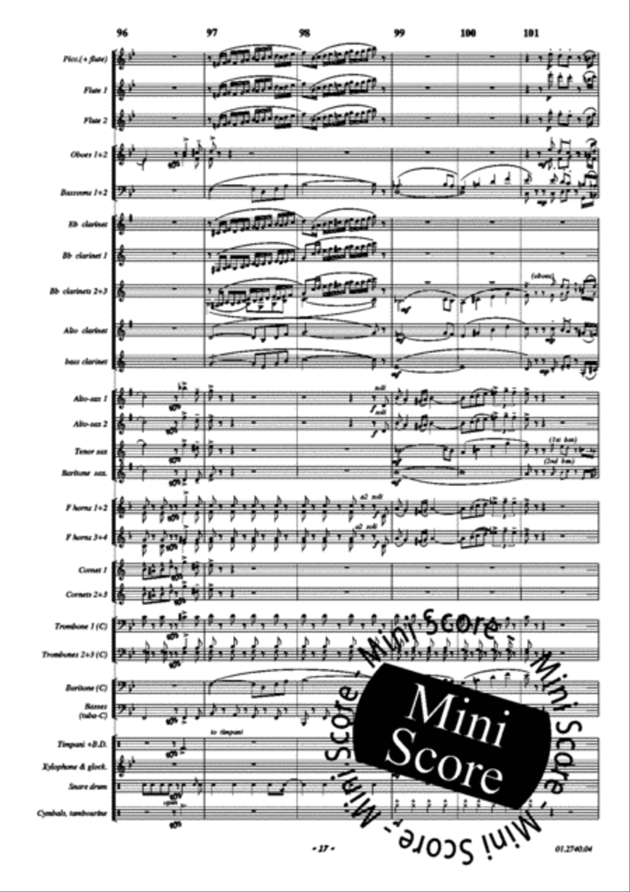 Tango Concert Band scores gallery preview page 21