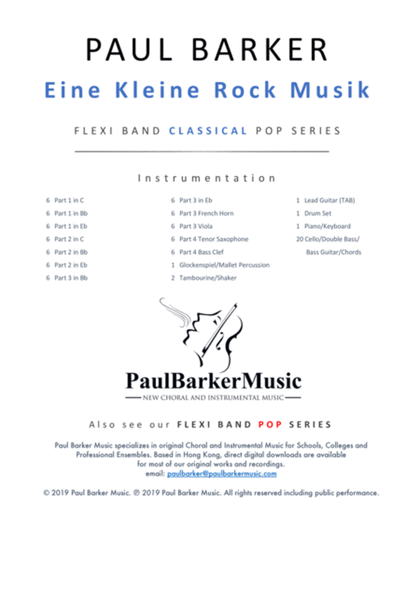 Eine Kleine Rock-Musik (Flexible Instrumentation) image number null