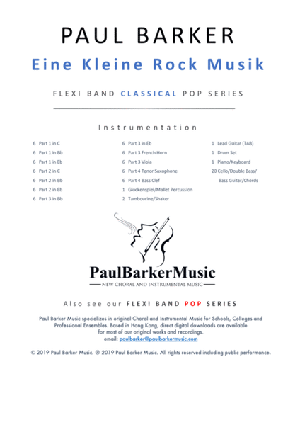 Eine Kleine Rock-Musik (Flexible Instrumentation) image number null