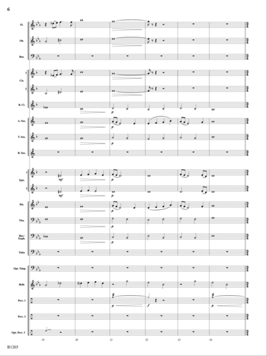 Aztec: Score Concert Band scores gallery preview page 6