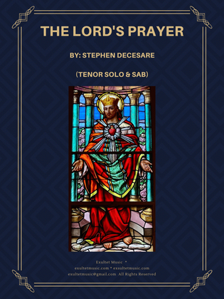 Book cover for The Lord's Prayer (Tenor Solo and SAB)