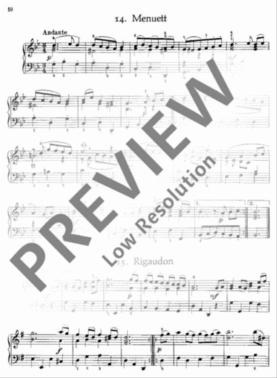 20 little Dances 20 little Dances Piano Solo scores gallery preview page 11