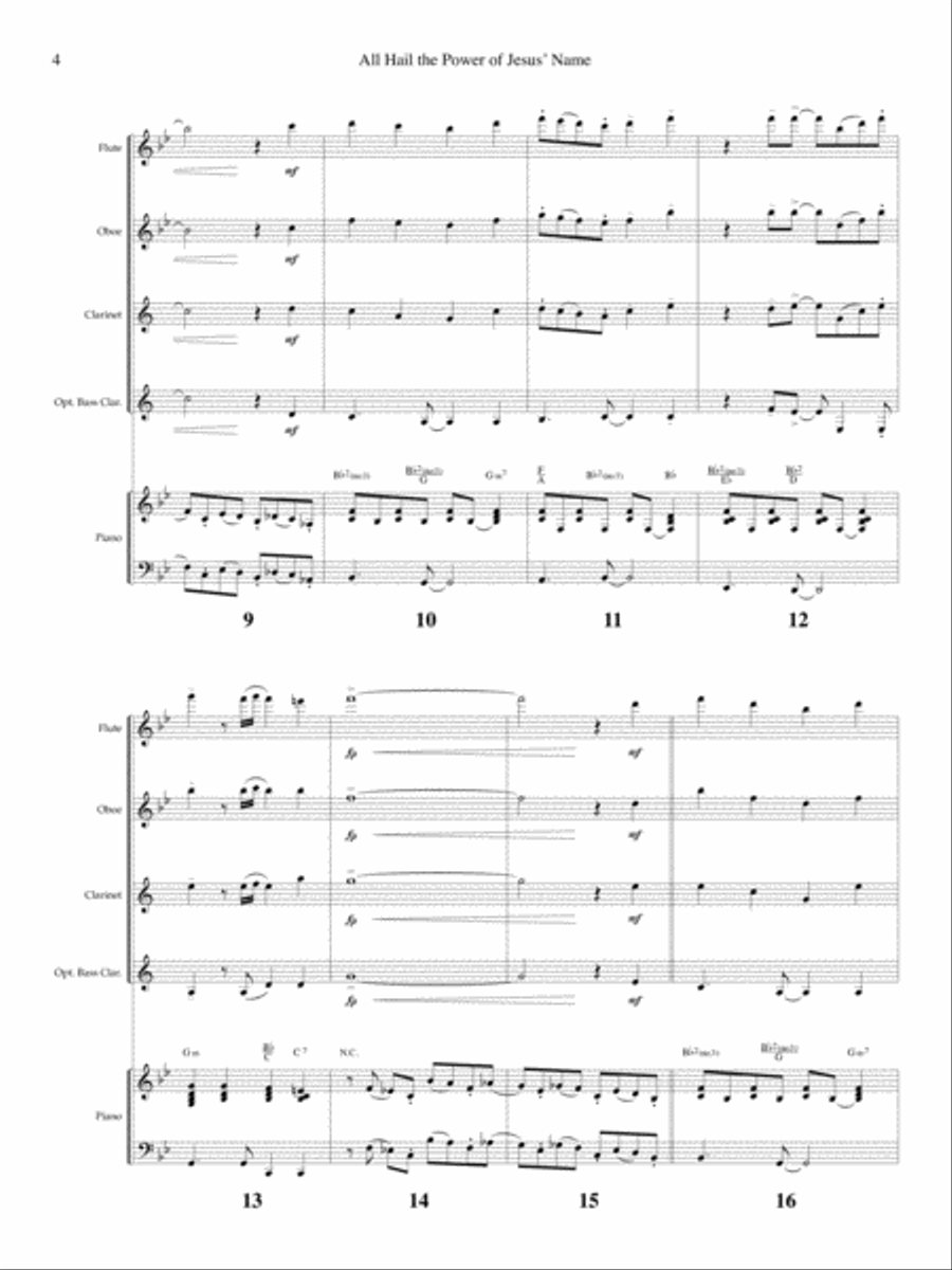 Creative Hymns for Woodwind Trio, Vol. 1 Woodwind Trio scores gallery preview page 3
