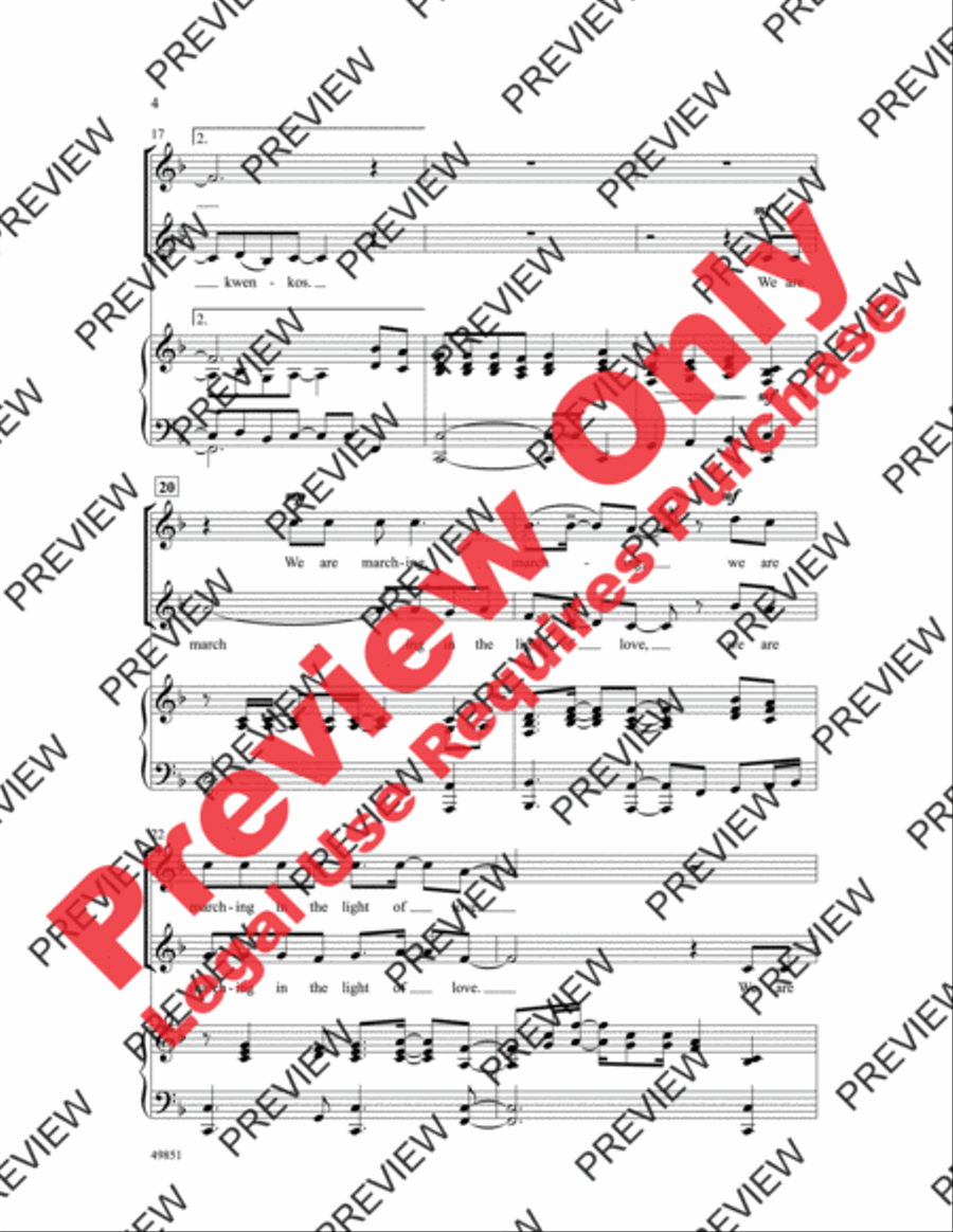 Siyahamba 2-Part scores gallery preview page 5