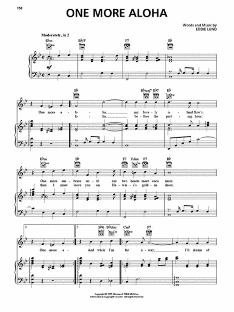 The Most Requested Island Songs Piano, Vocal, Guitar scores gallery preview page 5