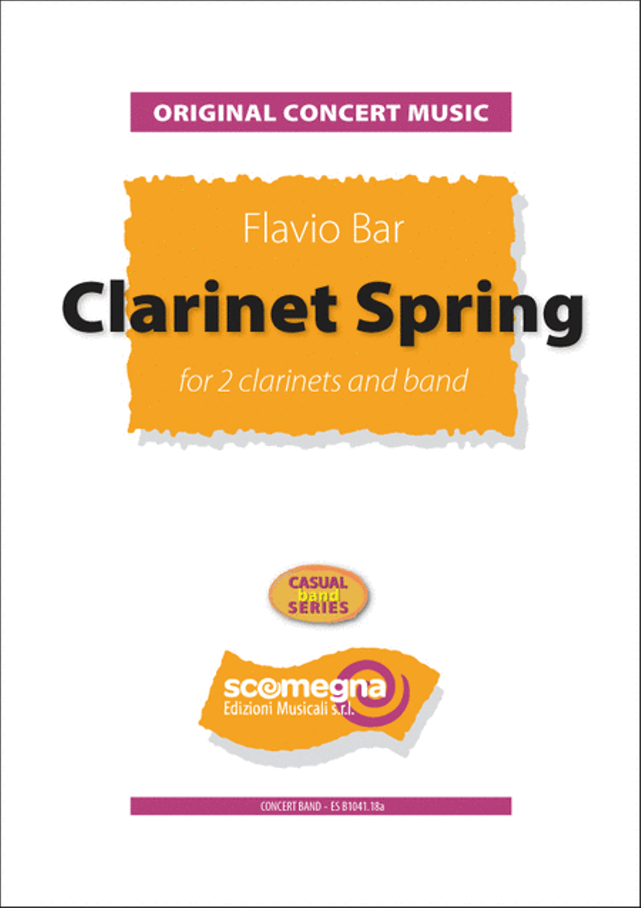 Clarinet Spring Concert Band scores gallery preview page 1