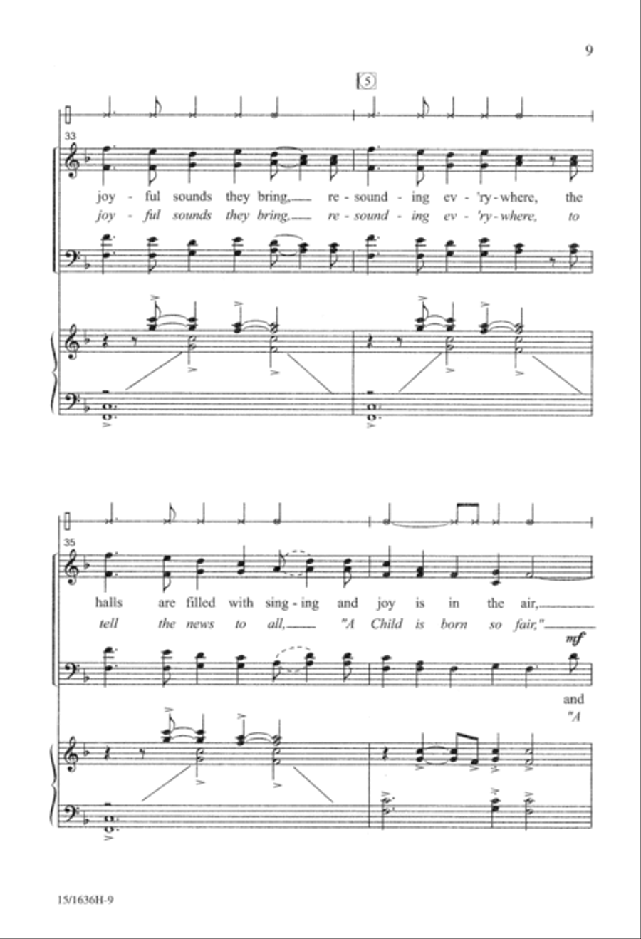 Irish Carol Irish Carol 4-Part scores gallery preview page 10