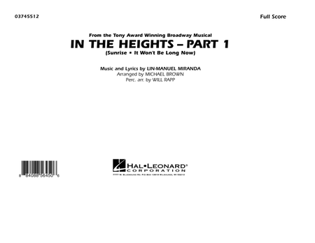 In The Heights: Part 1 - Full Score