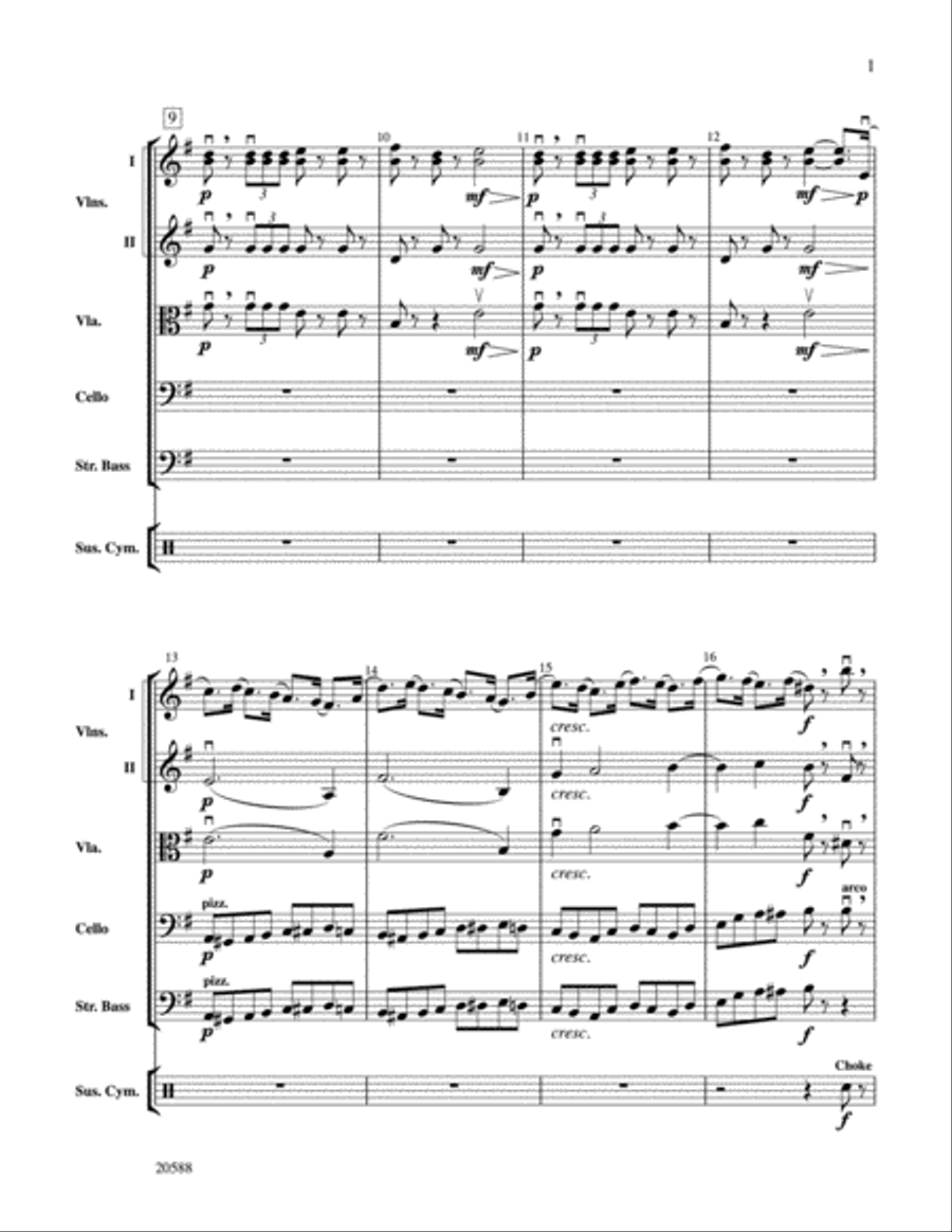 March of the Nutcracker String Orchestra scores gallery preview page 3