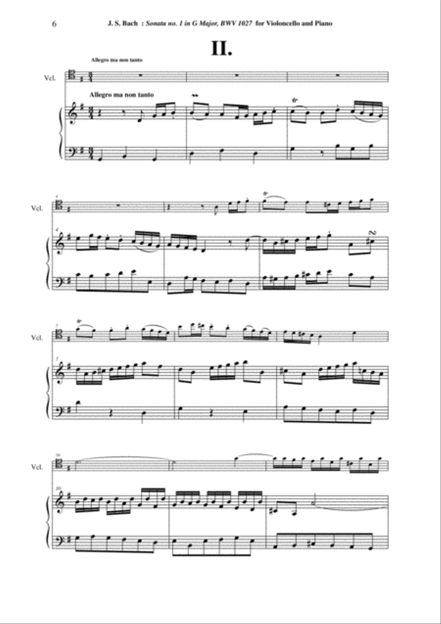 J. S. Bach: 