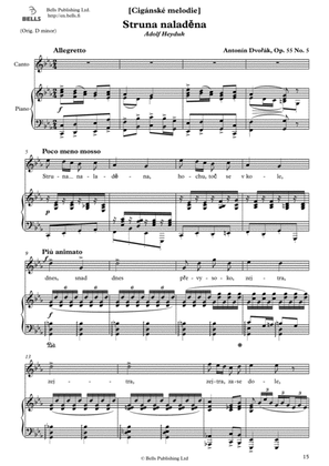 Book cover for Struna naladena, Op. 55 No. 5 (C minor)