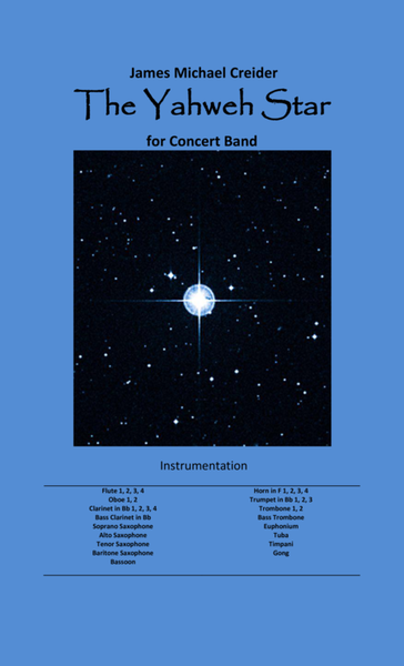 The Yahweh Star (for Concert Band) image number null