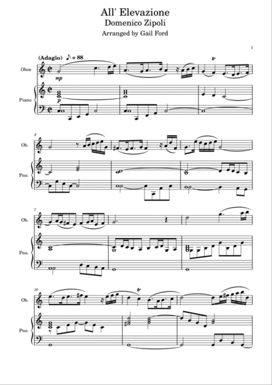 All' Elevazione All' Elevazione Piano scores gallery preview page 2