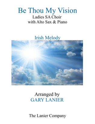 Book cover for BE THOU MY VISION (Ladies SA Choir, Alto Sax and Piano)