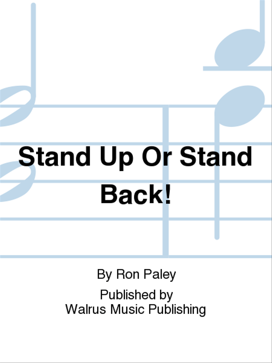 Stand Up Or Stand Back! Big Band scores gallery preview page 1