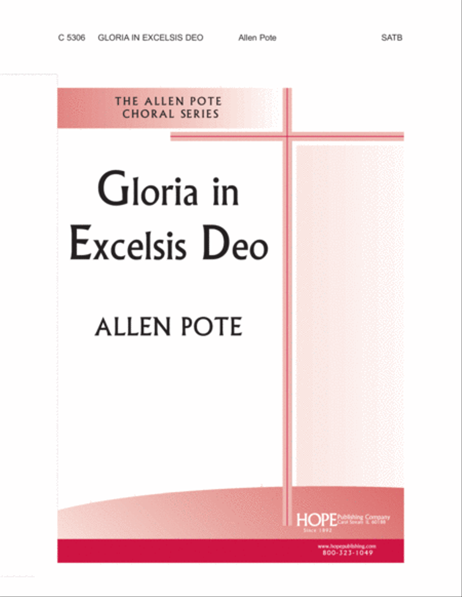 Gloria in Excelsis Deo - SATB 4-Part scores gallery preview page 1