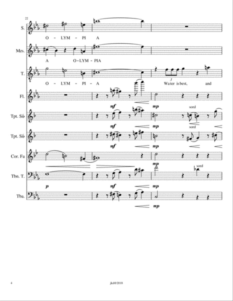 OLYMPIA OLYMPIA Brass Ensemble scores gallery preview page 4