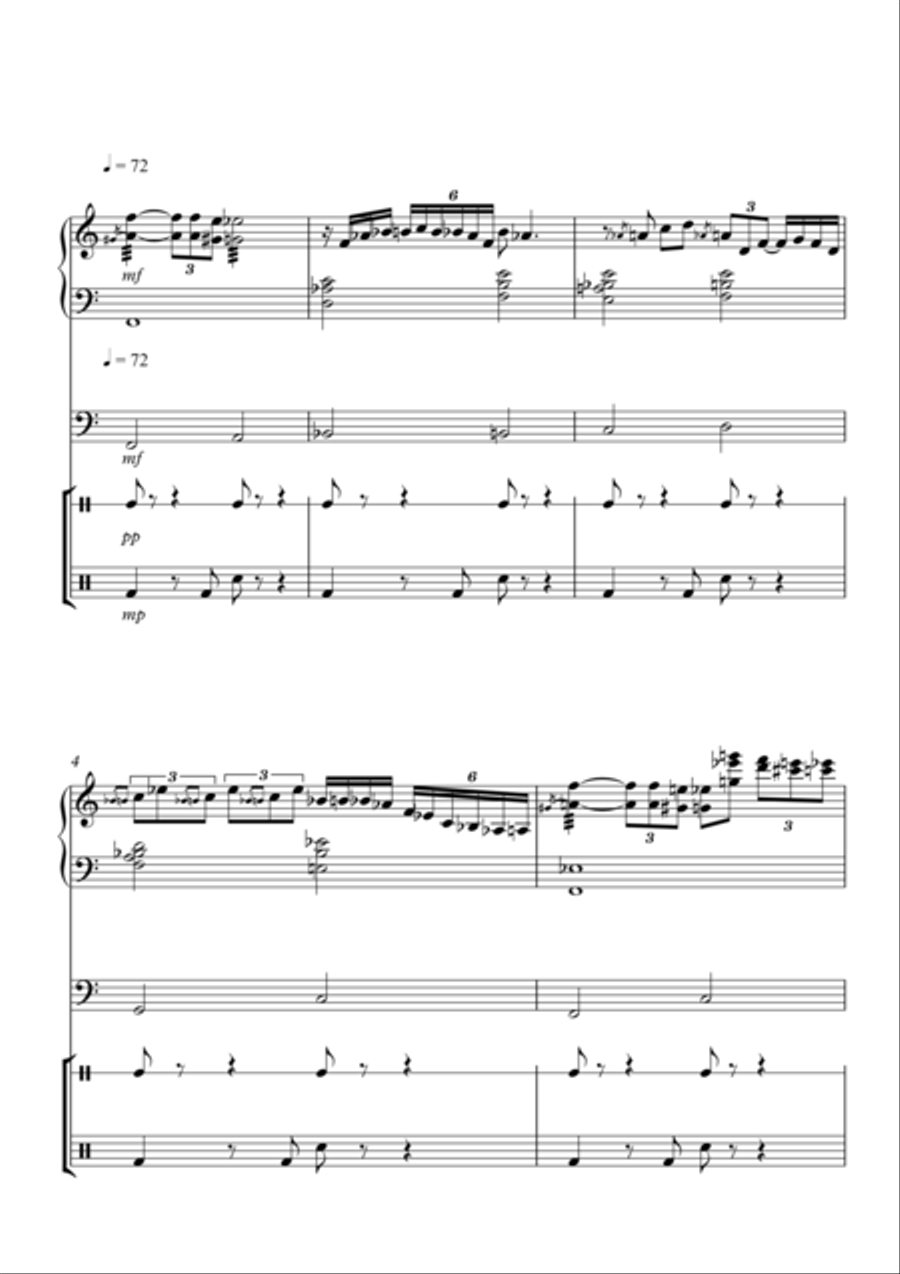 Georgia On My Mind Georgia On My Mind Small Ensemble scores gallery preview page 1