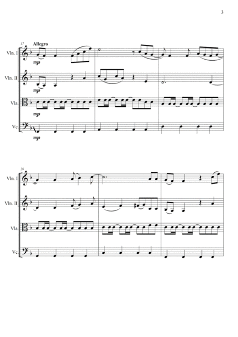 Don't Stop Me Now Don't Stop Me Now String Quartet scores gallery preview page 3