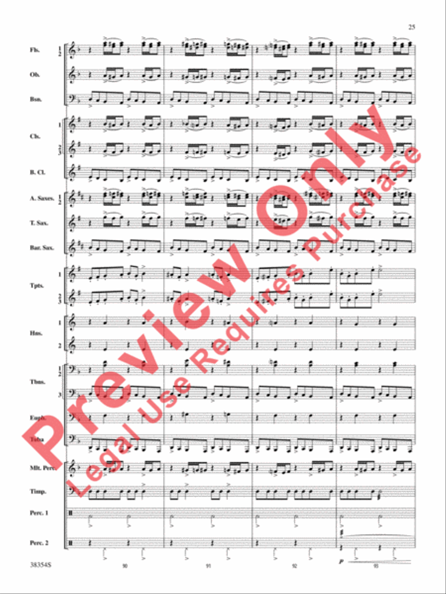 Band-O-Ween Concert Band scores gallery preview page 26