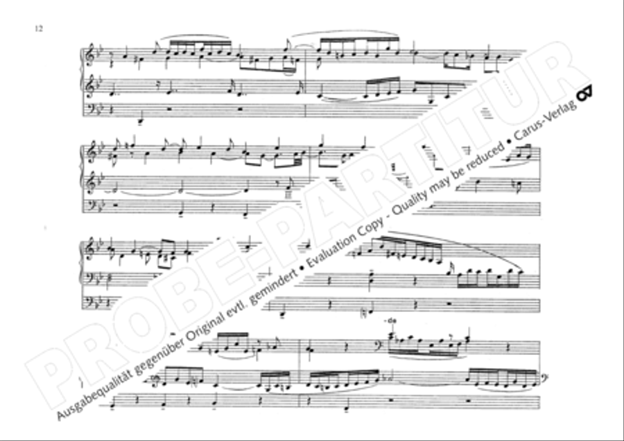 O God, from heaven look on us (Ach Gott, vom Himmel sieh darein) Organ scores gallery preview page 15