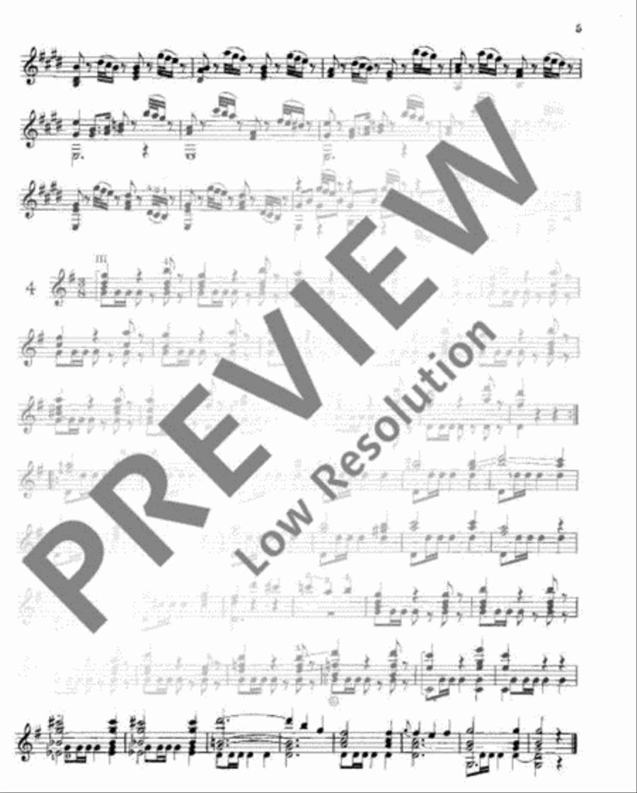 12 Studies Classical Guitar scores gallery preview page 6