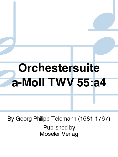 Orchestersuite a-Moll TWV 55:a4 image number null
