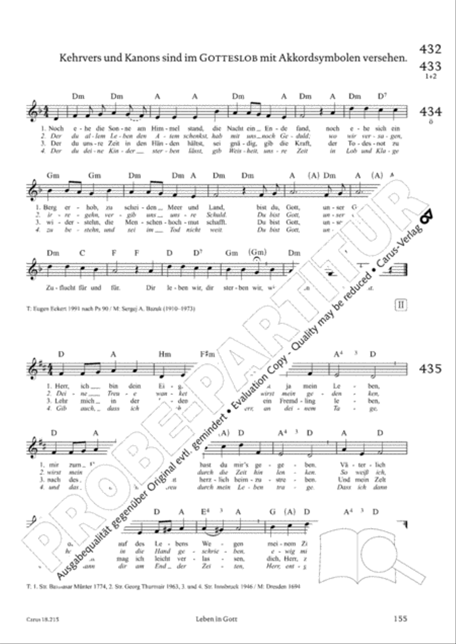 Gitarrenbuch zum Gotteslob Guitar scores gallery preview page 146