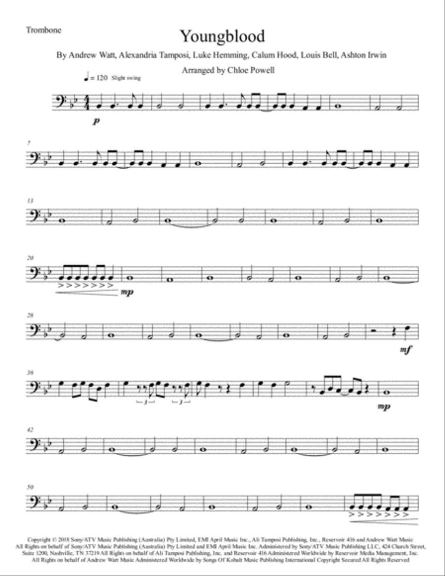 Youngblood Youngblood Brass Ensemble scores gallery preview page 4