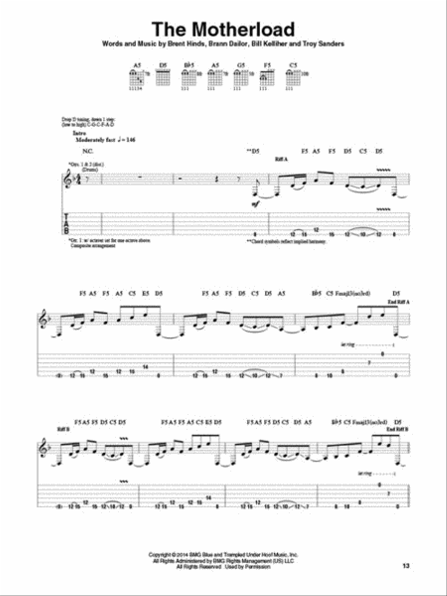 Mastodon – Once More 'Round the Sun Electric Guitar scores gallery preview page 4