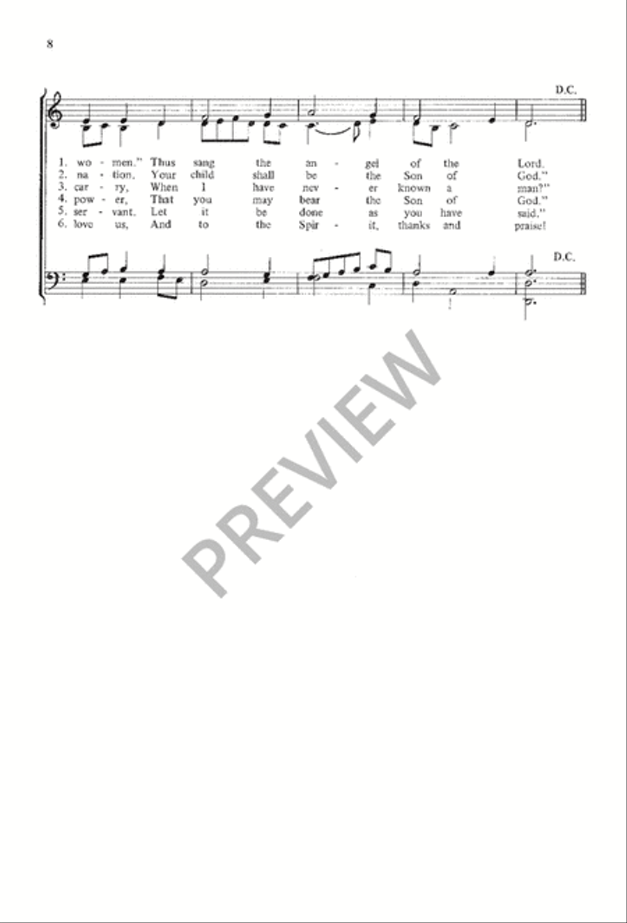 A Choir Book for Advent A Choir Book for Advent 4-Part scores gallery preview page 10