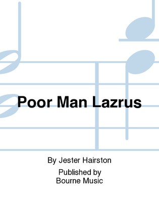 Book cover for Poor Man Lazrus