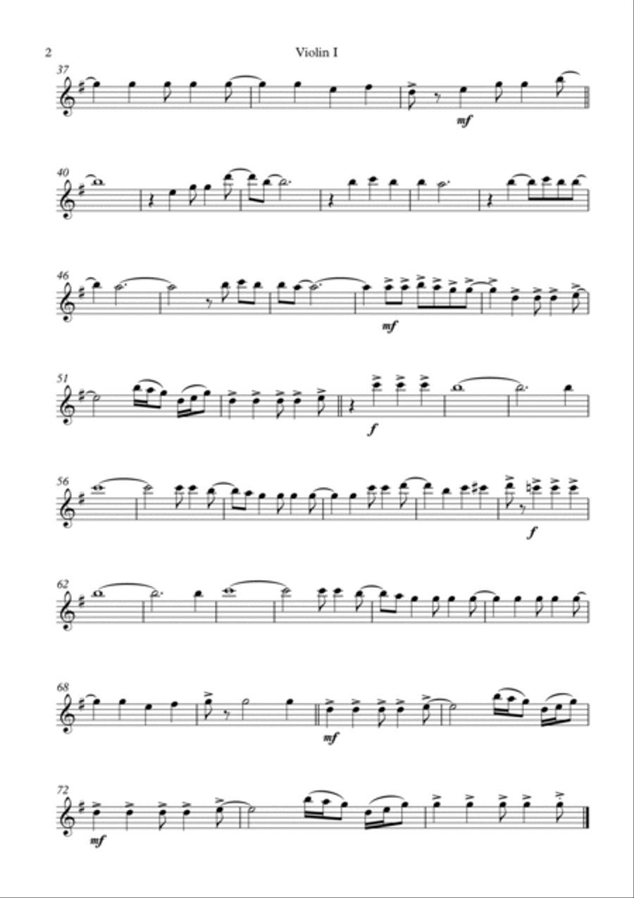 Oh Happy Day Oh Happy Day String Quartet scores gallery preview page 6
