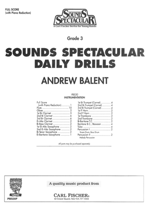 Book cover for Sounds Spectacular Daily Drills