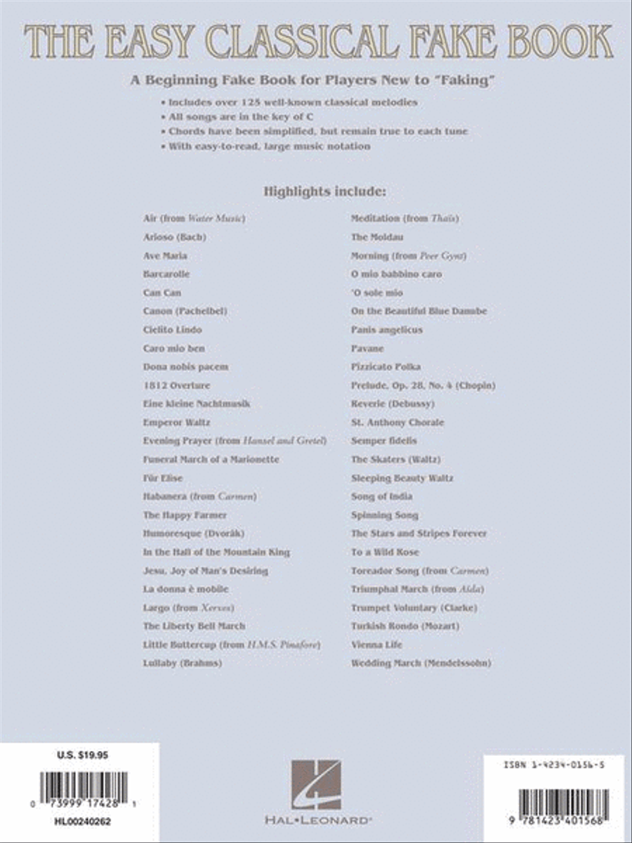 The Easy Classical Fake Book Acoustic Guitar scores gallery preview page 14