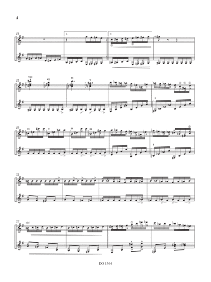Sans cesse, Op. 34 Classical Guitar scores gallery preview page 5
