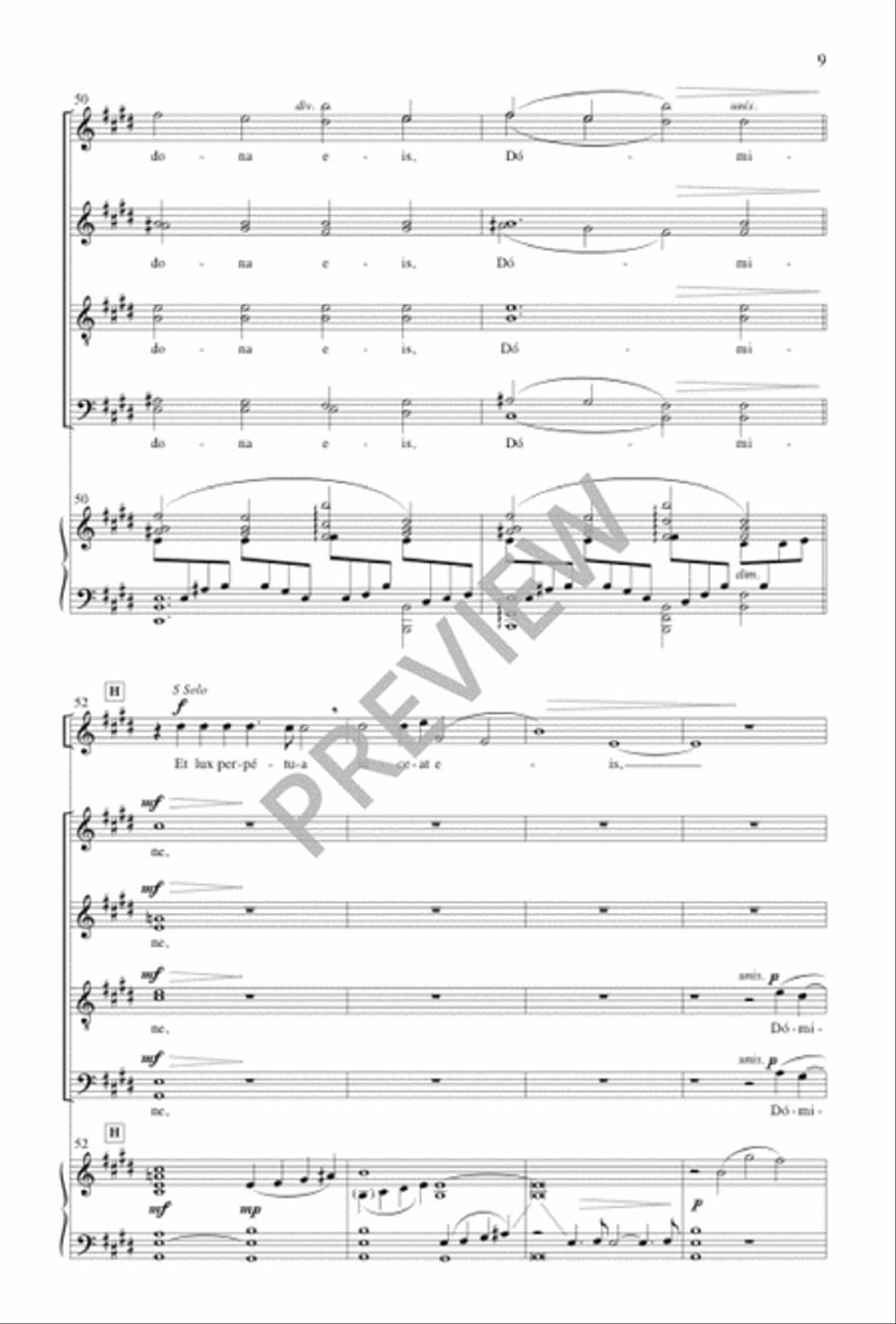 Lux Aeterna Lux Aeterna 4-Part scores gallery preview page 10