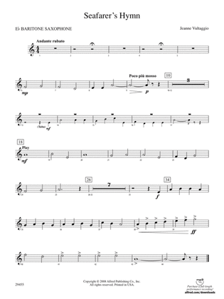 Seafarer's Hymn: E-flat Baritone Saxophone