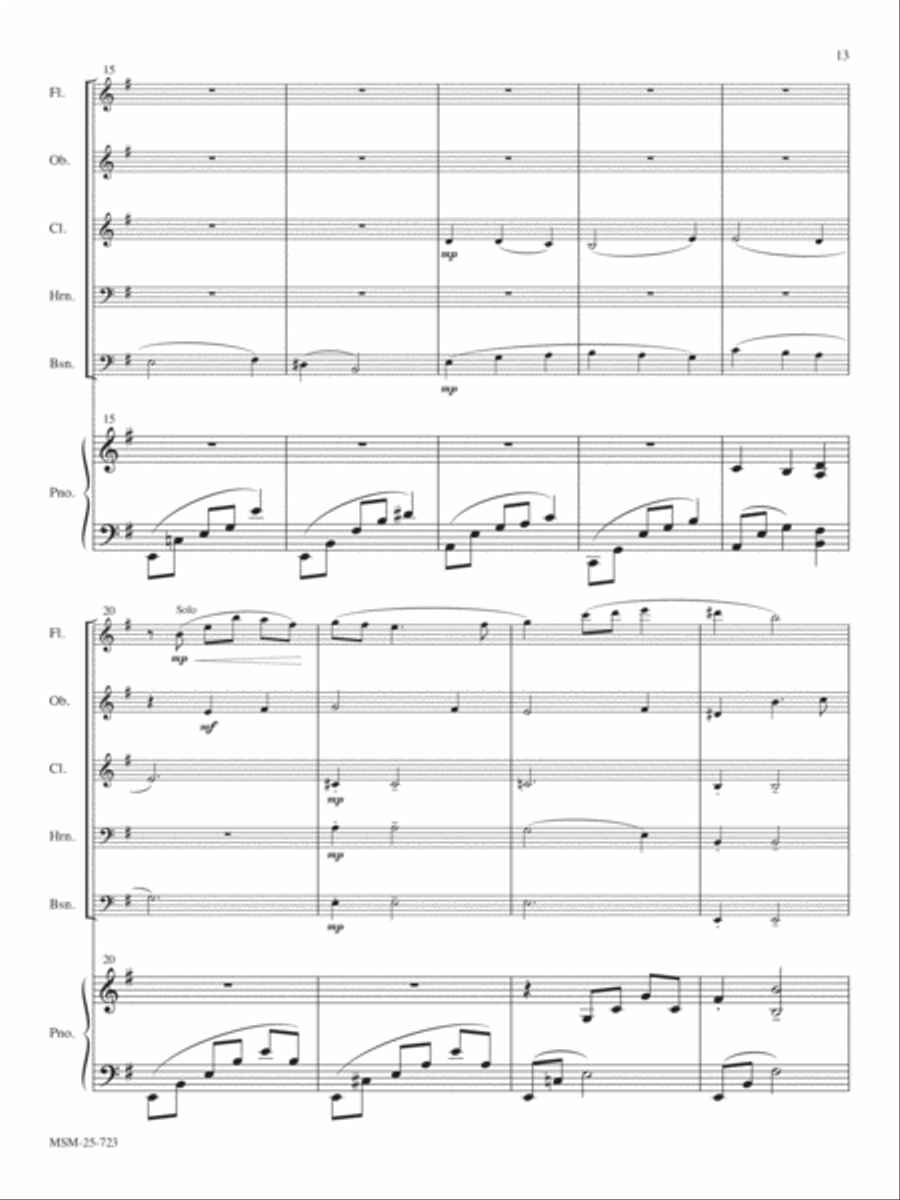 If You But Trust Woodwind Quintet scores gallery preview page 3