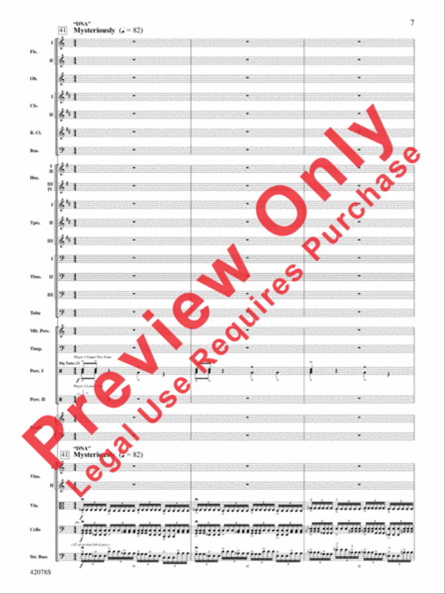 Man of Steel, Selections from Full Orchestra scores gallery preview page 8