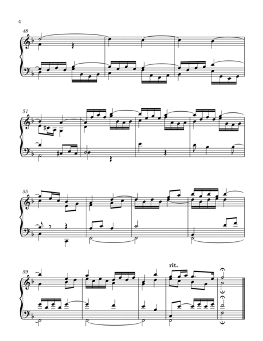 Two Fugues for solo keyboard Piano Solo scores gallery preview page 5